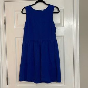 Royal blue J Crew Daybreak dress